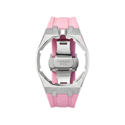 [Sparkle]Royal Oak Pop Exklusiv Stahlgehäuse & Silikonarmband mit Ladehalterung