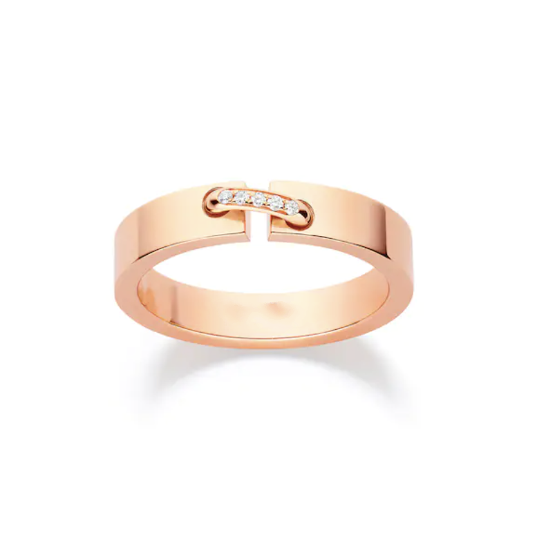 [Sparkle]ALLIANCE LIENS VIDENCE DIAMOND 4MM RING