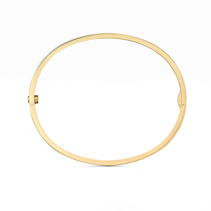 [Sparkle]LIEBE 3,65 MM KLEINER MODELLARMBREIF - 6 DIAMANTEN