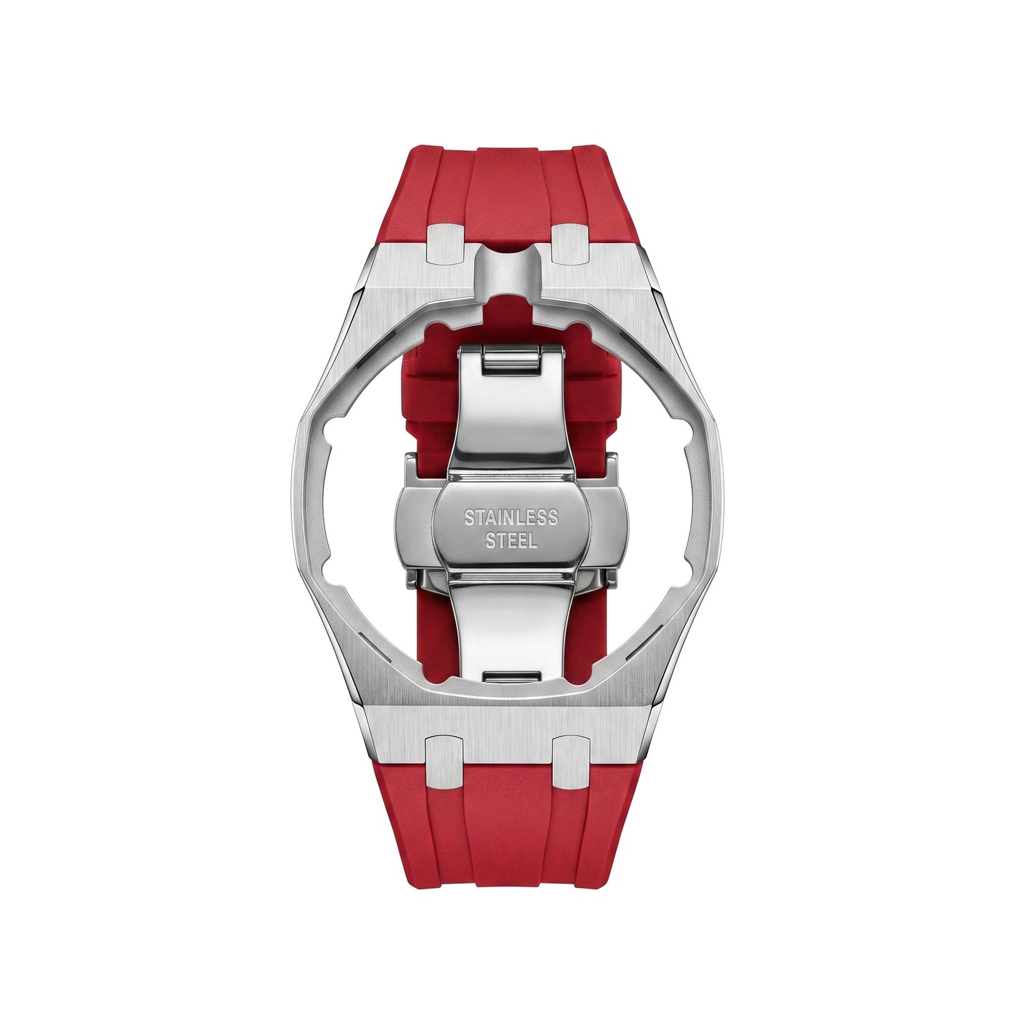 [Sparkle]Royal Oak Pop Exklusiv Stahlgehäuse & Silikonarmband mit Ladehalterung