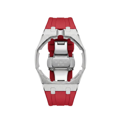 [Sparkle]Royal Oak Pop Exklusiv Stahlgehäuse & Silikonarmband mit Ladehalterung