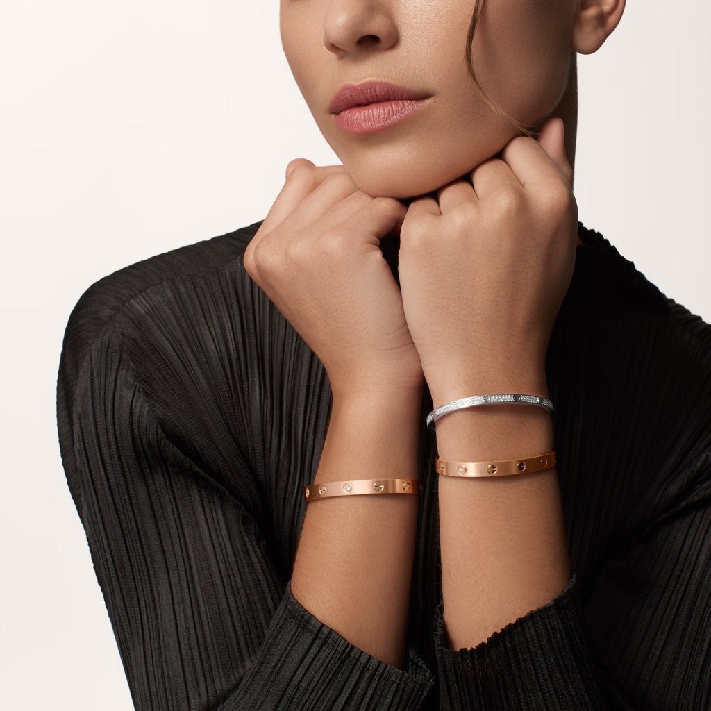 [sparkle Jewelery]LOVE BRACELET 6.1MM BRUSHED