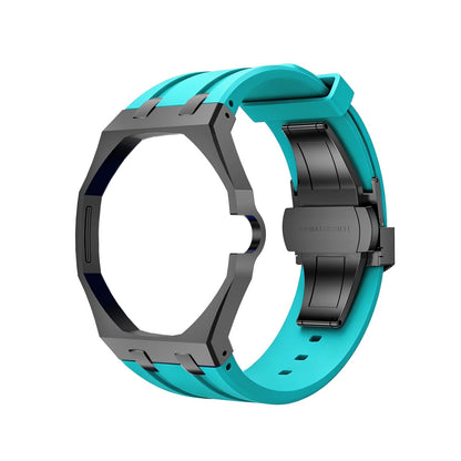 [Sparkle]OAK POP BLACK STEEL CASE & SILICONE STRAP