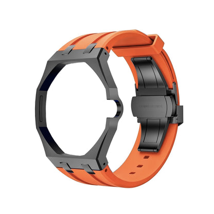 [Sparkle]OAK POP BLACK STEEL CASE & SILICONE STRAP