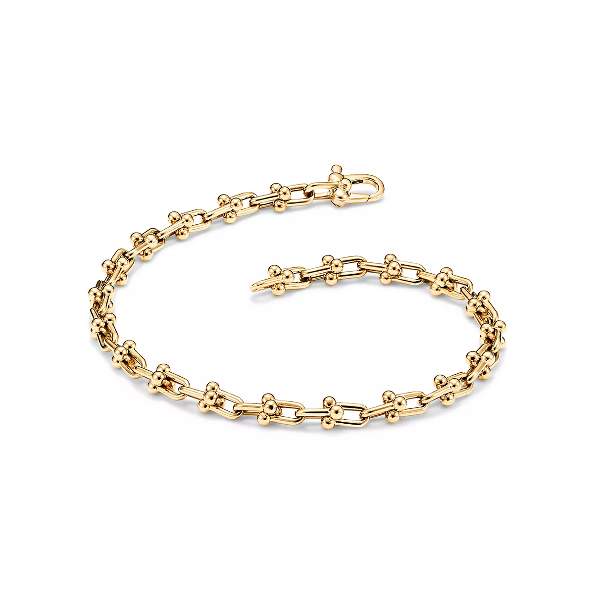 [Sparkle Jewelry]HARDWEAR MICRO LINK 44 MOTIF GOLD BRACELET