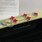 [sparkle Jewelry]sparkle 5 MOTIFS PINK ENAMEL BRACELET