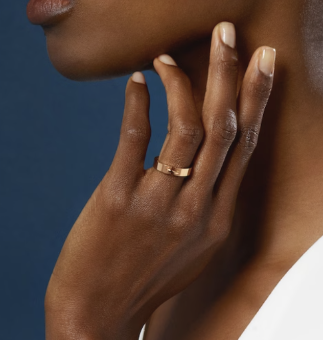 [sparkle Jewelry ]ALLIANCE LIENS VIDENCE 4MM RING