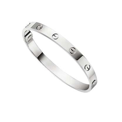 [Sparkle]KLASSISCHER 6,1MM LOVE ARMBREIF MIT EINZELNER SCHRAUBVERSCHLUSS