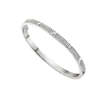 [Sparkle]KLASSISCHER 3.65MM LOVE VOLL PAVEE-ARMBAND