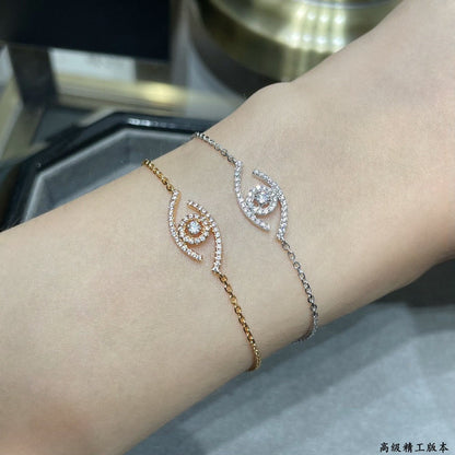 [sparkle Jewelry]Lucky Eye Pave-Set Diamond Bracelet