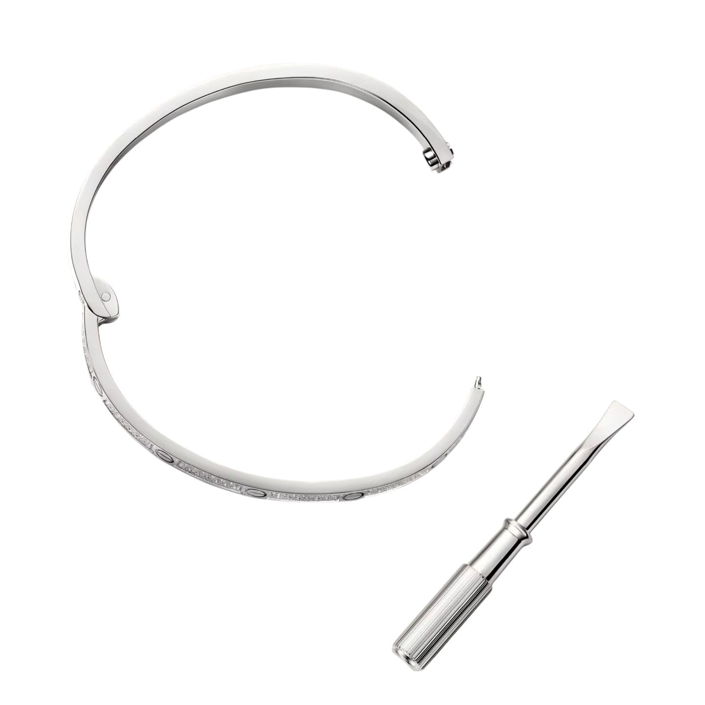 [Sparkle]KLASSISCHER 3.65MM LOVE VOLL PAVEE-ARMBAND