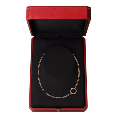 [Sparkle]CLOU DIAMOND NAIL PENDANT NECKLACE