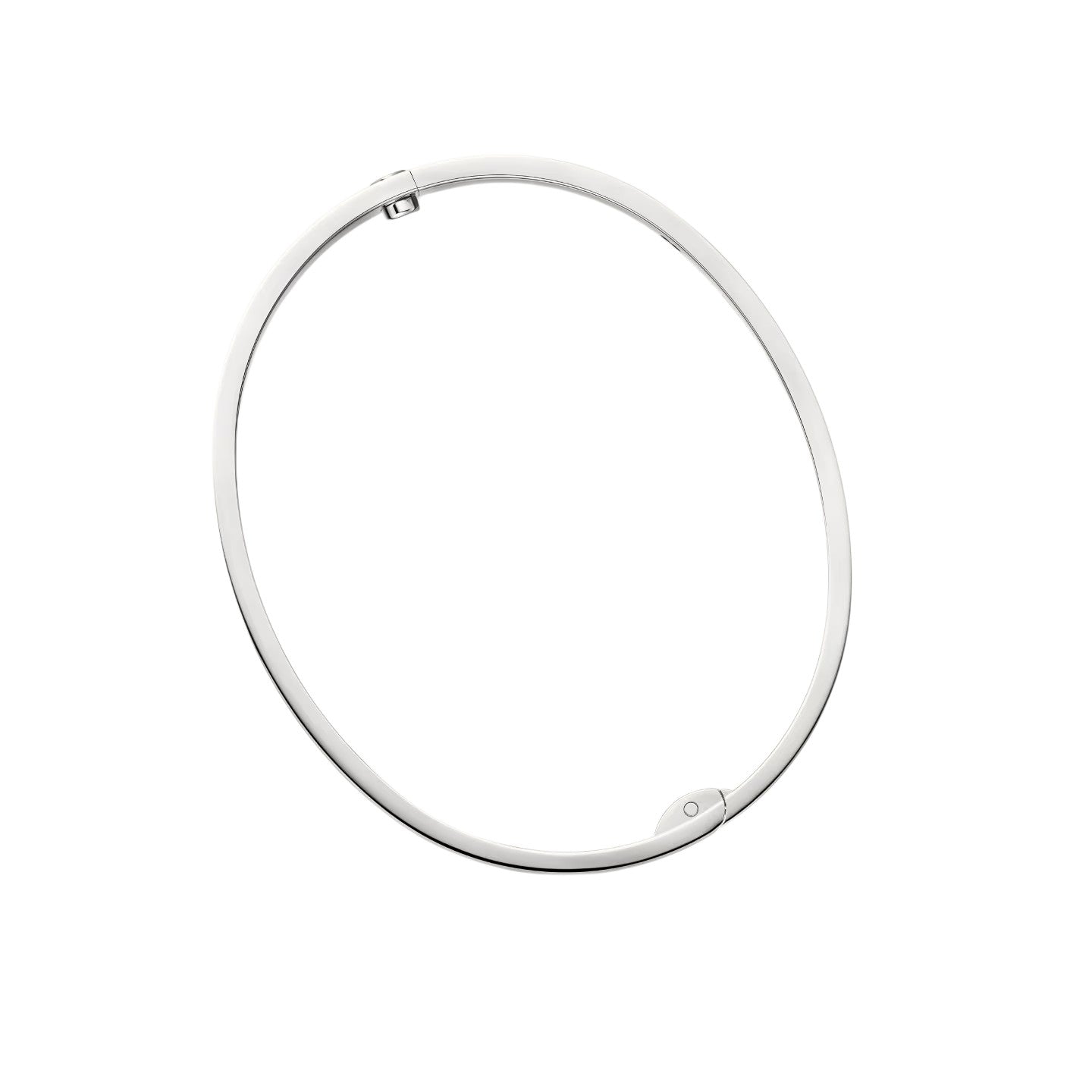 [Sparkle]KLASSISCHER 6.1MM LOVE EINZELSCHRAUBEN-VERSCHLUSS-ARMBAND - 4-DIAMANTEN