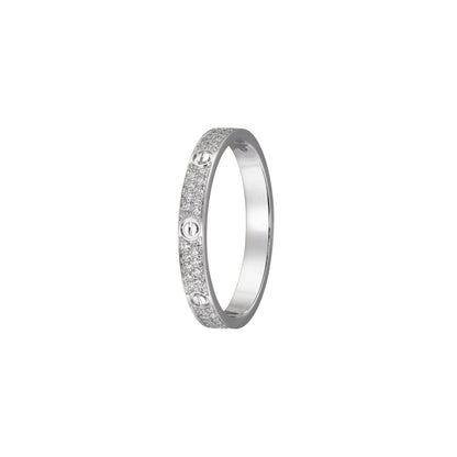 [Sparkle]LIEBESRING 2.6MM PAVÉ-DIAMANT