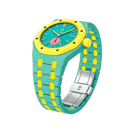 [Sparkle]Royal Oak Pop Exklusiv Bioceramic Gehäuse & Bioceramic Armband Mix Farbe
