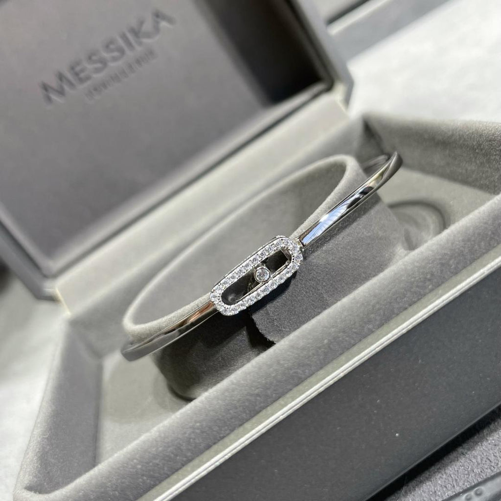 [sparkle Jewelry]Move Uno pavé flex bangle medium