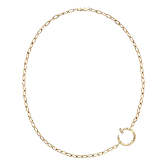 [Glitzer]CLOU DIAMOND NAGELEINHÄNGER HALSKETTE