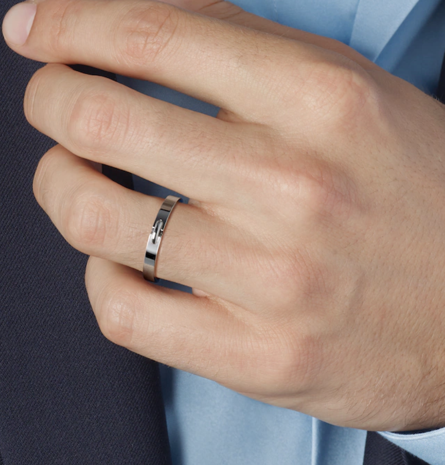 [sparkle Jewelry ]ALLIANCE LIENS VIDENCE 3MM RING