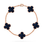 [sparkle Jewelry ]CLOVER 5 MOTIF PIETERSITE BRACELET COLLECTION