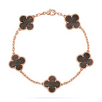 [sparkle Jewelry ] CLOVER 5 MOTIF GRAY MOP BRACELET COLLECTION