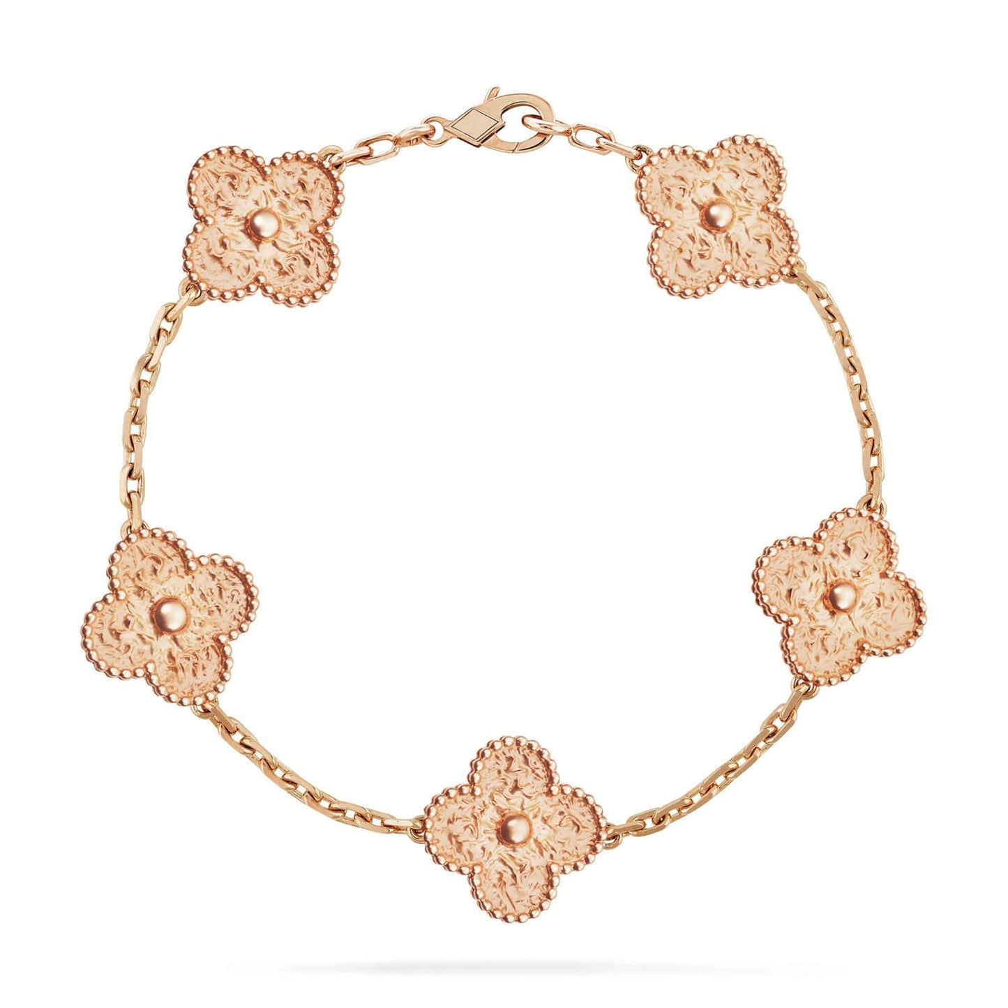 [Sparkle]GLÜCKKLEE-ARMBAND MIT 5 MOTIVEN – BRONZIERUNG