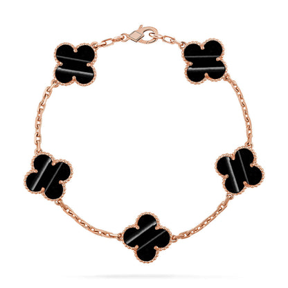 [sparkle Jewelry ] CLOVER 5 MOTIF PULSAR STONE BRACELET COLLECTION