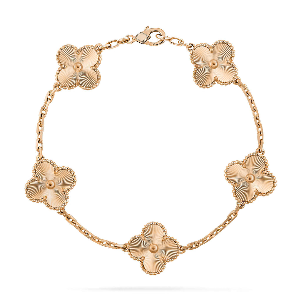 [sparkle Jewelry ] CLOVER 5 MOTIF LASER BRACELET COLLECTION