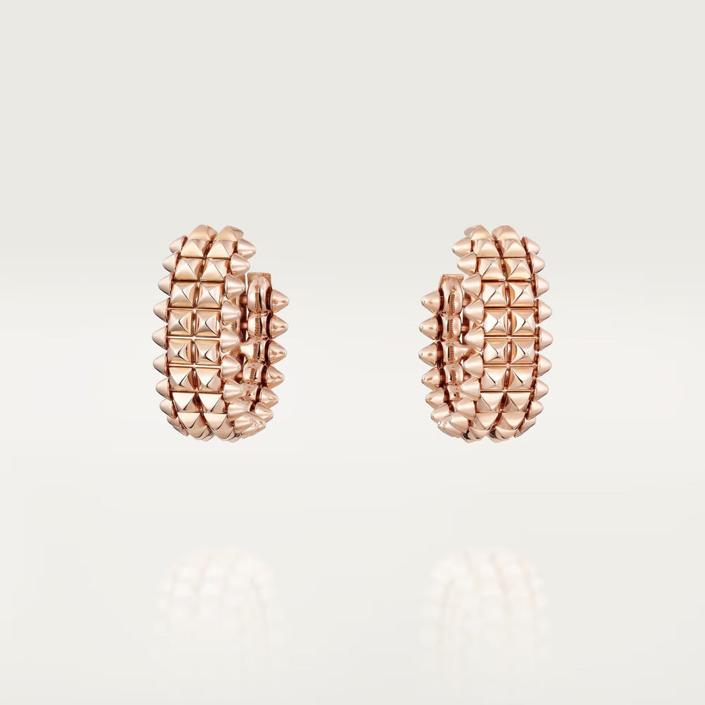 [sparkle Jewelery]CLASH 9.2MM DOUBLE ROW EARRINGS