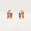 [sparkle Jewelery]CLASH 9.2MM DOUBLE ROW EARRINGS