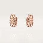 [sparkle Jewelery]CLASH 9.2MM DOUBLE ROW EARRINGS