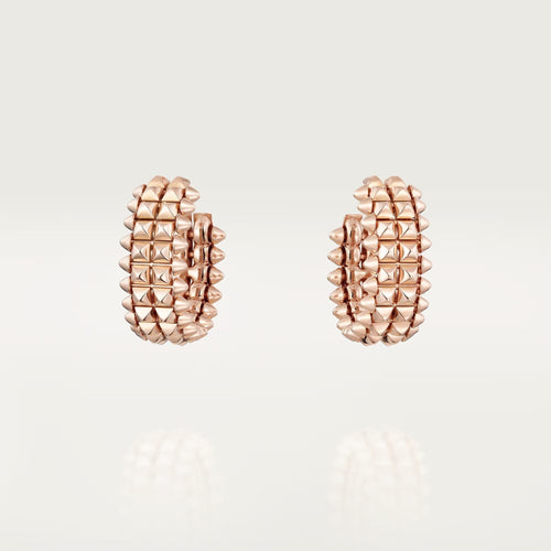 [sparkle Jewelery]CLASH 9.2MM DOUBLE ROW EARRINGS