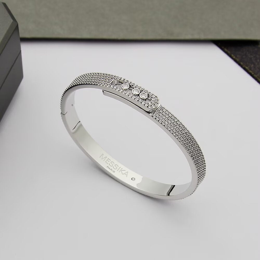 [sparkle Jewelry]Move Noa Full Pavé Diamond Bangle Bracelet