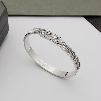 [sparkle Jewelry]Move Noa Full Pavé Diamond Bangle Bracelet