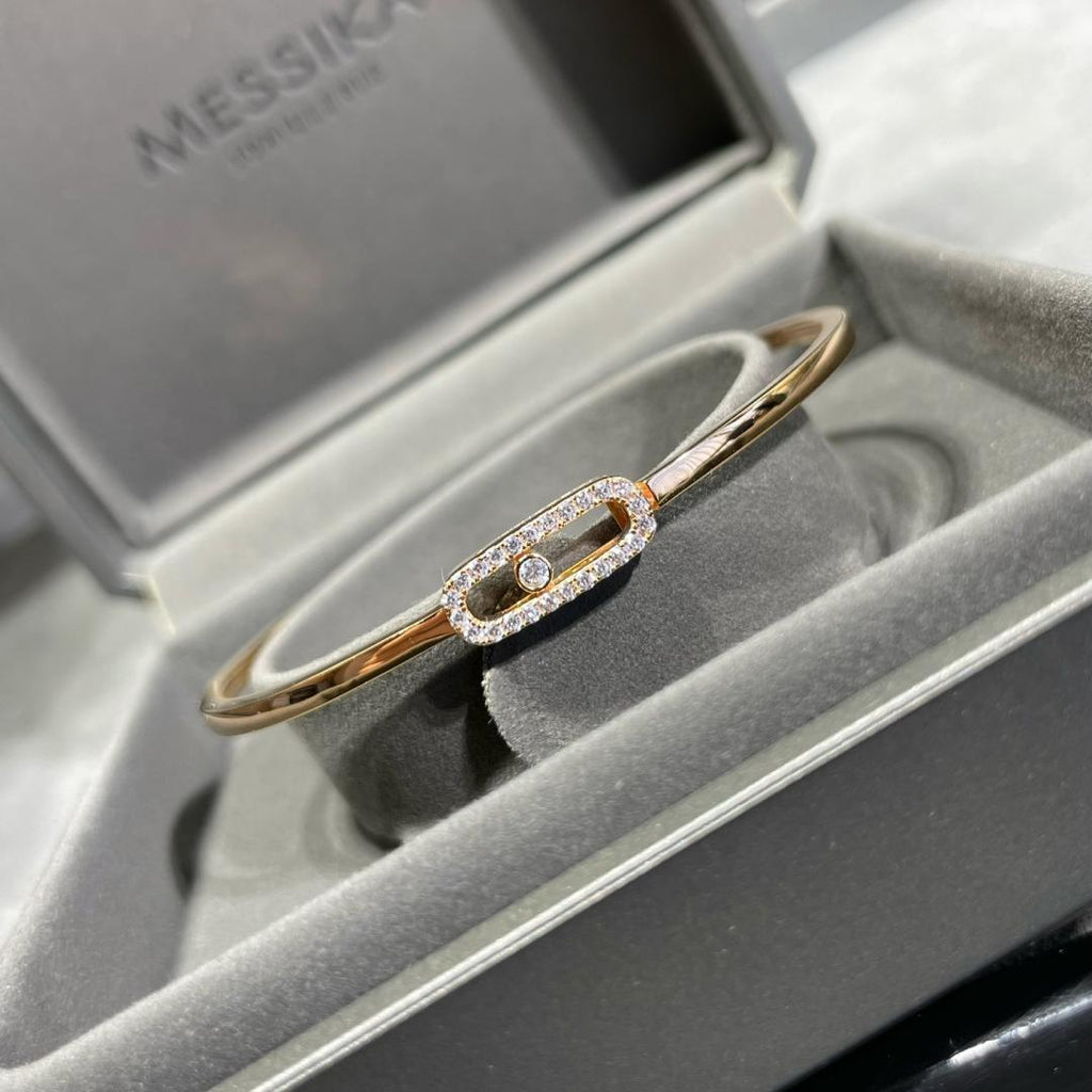 [sparkle Jewelry]Move Uno pavé flex bangle medium