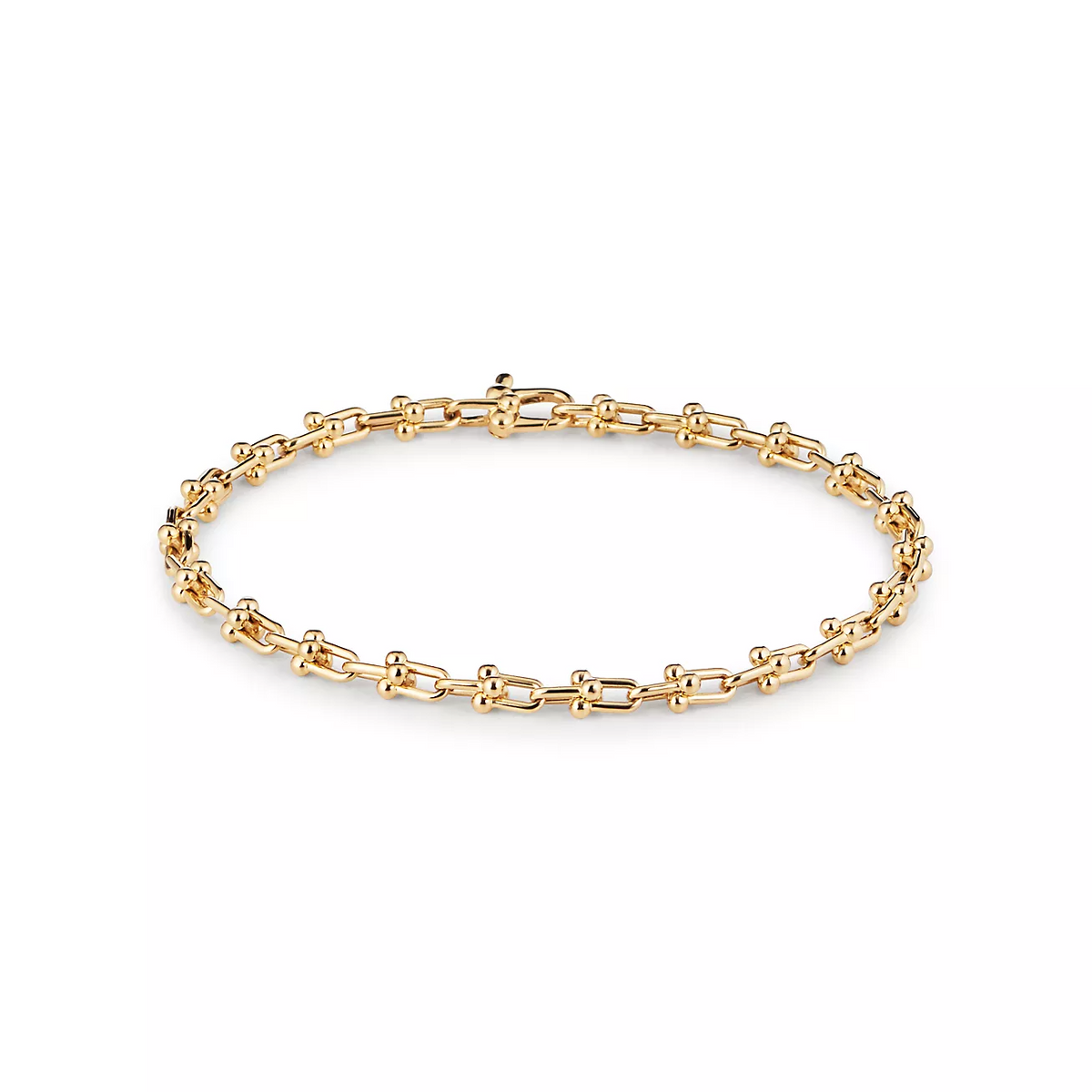 [Sparkle Jewelry]HARDWEAR MICRO LINK 44 MOTIF GOLD BRACELET