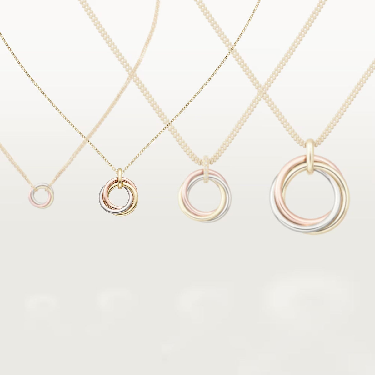 [sparkle Jewelery]TRINITY SMALL NECKLACE