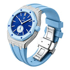 Royal Oak Pop Exclusive Steel Case With Diamond(Moissanite) & Silicone Strap