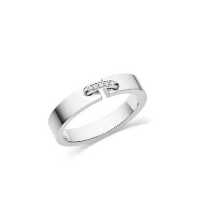 [Sparkle]ALLIANCE LIENS VIDENCE DIAMOND 4MM RING