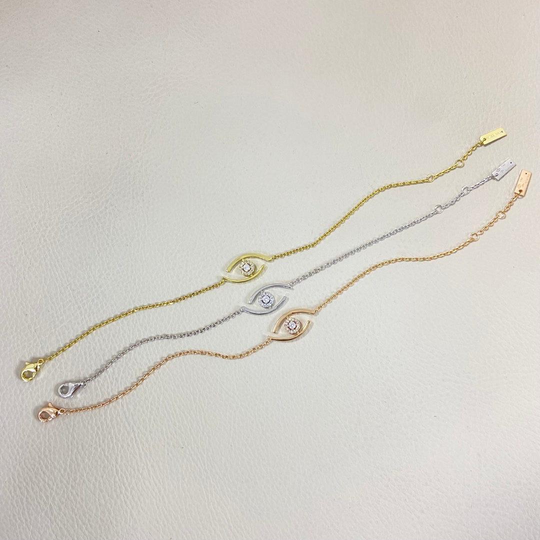 [sparkle Jewelry]Lucky Eye Pave-Set Diamond Bracelet