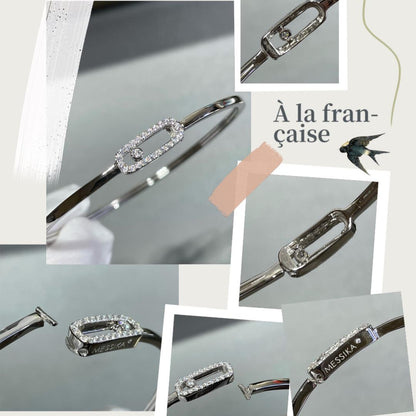 [sparkle Jewelry]Move Uno pavé flex bangle medium