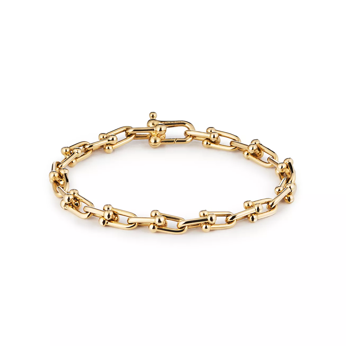 [Sparkle Jewelry]HARDWEAR SMALL LINK 26 MOTIF GOLD BRACELET