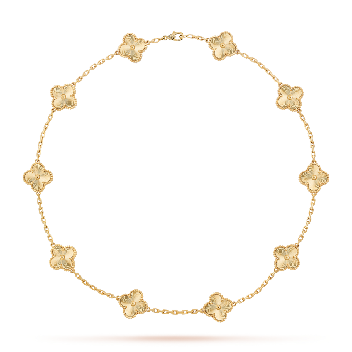 [sparkle Jewelry ]CLOVER 10 MOTIFS LASER NECKLACE
