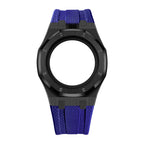 Steel Case & Fluoroelastomer Strap Full‑wrap Embedded Watch Band
