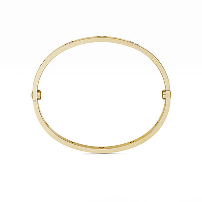 [Sparkle]KLASSISCHER 6.1MM LOVE ARMREIF - 10-DIAMANTEN