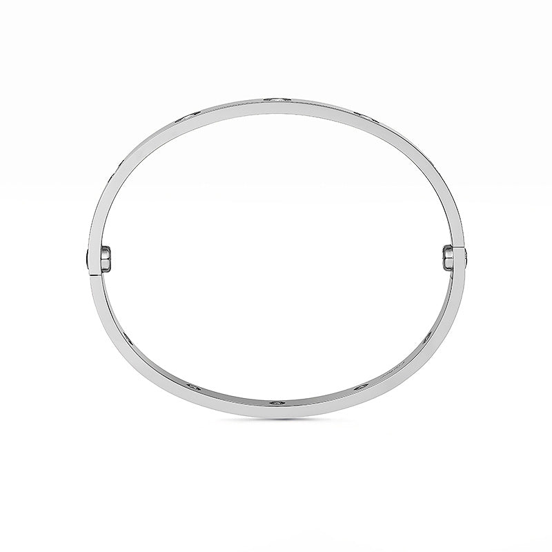 [Sparkle]KLASSISCHER 6.1MM LOVE ARMREIF - 10-DIAMANTEN