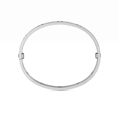 [Sparkle]KLASSISCHER 6.1MM LOVE ARMREIF - 10-DIAMANTEN
