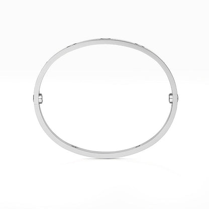 [Sparkle]KLASSISCHER 6.1MM LOVE ARMREIF – 4 DIAMANTEN