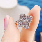 [sparkle Jewelry ]CLOVER DIAMOND RING