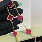 [sparkle Jewelry]sparkle 5 MOTIFS PINK ENAMEL BRACELET
