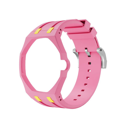 [Sparkle]Royal Oak Pop Exklusives Gehäuse aus Bioceramic & Silikonarmband Mix Color